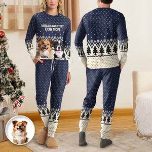 Custom Photo Dog Looking - Personalized Sleepwear For Dog Lovers LM32 895563