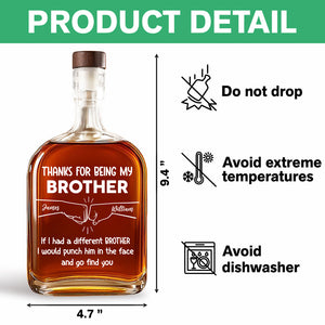 Being My Brother - Personalized Whiskey Bottle LM32 893793