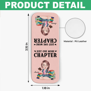 Just One More Chapter Personalized Leather Magnetic Bookmark Gifts For Book Lovers CH07 899522