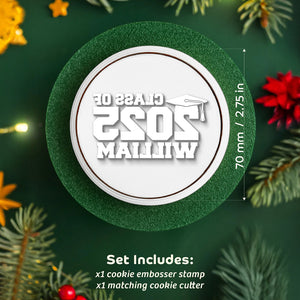 Custom Name Class of 2026 Cookie Stamp Graduation Party Gift CH07 910204