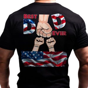 Personalized Best Dad Ever Back Shirt TH10 892831