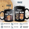 Custom Photo World's Best Dog Dad - Personalized Black Mug Gift For Dog Lovers CH07 895938