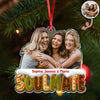 Custom Funny Photo Bestie Photo Christmas Cake Cookie Acrylic Ornament LM32 895939