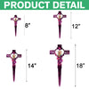Custom Photo God Has You In His Arms, I Have You In My Heart Memorial Garden Stake HA75 892776