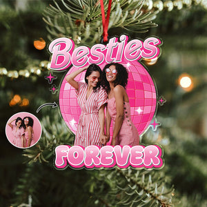 Custom Photo Bestie Forever Acrylic Ornament CH07 896582