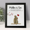 Personalized Mother & Son Pebble Art Picture Frame Heartfelt Gift for Mom TH10 898873