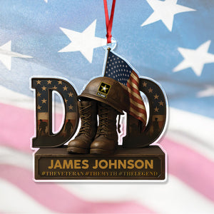 Veteran Dad Acrylic Ornament Personalized Gifts For Dad CH07 896516