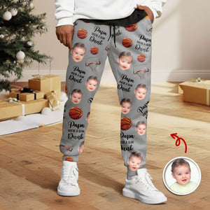 Custom Cute Photo You're A Slam Dunk, Dad Sweatpants LM32 895687