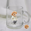 Custom Photo And Name Dog Glass Mug For Dog Pet Lovers CH07 896658