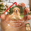 Custom Dog Photo Memorial Glass Ornament For Dog Lovers TH10 894517