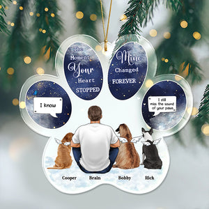 You Were My Favorite Hello And Hardest Goodbye - Personalized Custom Shaped Acrylic Ornament LM32 895915