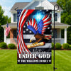 Custom Family Name One Nation Under God Patriot Eagle We The People Garden Flag HO82 900964