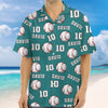 Custom Name And Number Hawaii Shirt For Baseball Player TH10 898197