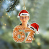 Custom Photo Six Seven Gen Alpha Humor Acrylic Ornament HO82 900704