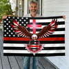 Custom American Flag With Family Name - Personalized Banner House Flag LM32 897225