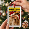 Custom Photo Our First Christmas Couple Wood Ornament HO82 903366