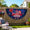 250 Anniversary USA 1776-2026 Personalized Non-Pleated Fan Flag HA75 921682