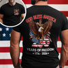 God Bless America - Celebrate 250 Years Of Freedom 1776 - 2026 Back & Front Dark Shirt CH07 910532