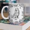 Custom Dog Breeds Chinoiserie Toile De Jouy Style Personalized Mug Gift For Dog Lovers HA75 892550