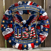 Custom Family Name Faith, Family & Freedom 250 Years America Door Sign HA75 920760