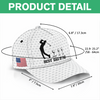 Personalized Best Dad By Par Golf AOP Classic Cap Father's Day Gift CH07 911450
