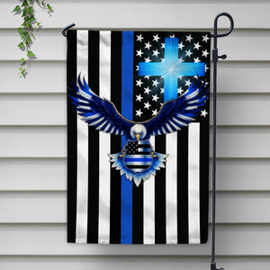 Custom American Flag With Family Name - Personalized Garden Flag LM32 897227