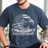 Personalized Vintage Bald Eagle USA 250 Independence Day Comfort Shirt LM32 669041