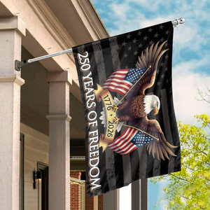 250 Years of Freedom American House Flag USA 250th Anniversary 1776-2026 House Flag CH07 896942
