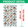 Custom Baby Face Best Dad Ever, Best Mom Ever Beach Towel - Personalized Pet Lover Gift TH10 169931