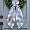 Custom Pet Photo Christmas Wreath Sash Decoration Gift for Pet Lovers TH10 170827