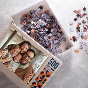 Custom Photo Jigsaw Puzzles Personalized Family Gift, Couple Gift HA75 898502
