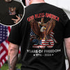 God Bless America - Celebrate 250 Years Of Freedom 1776 - 2026 Back & Front Dark Shirt CH07 910532