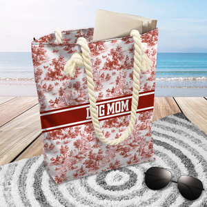 Personalized Dog Toile De Jouy Beach Tote Bag Gift For Dog Lovers HO82 894196