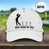 Personalized Best Dad By Par Golf AOP Classic Cap Father's Day Gift CH07 911450