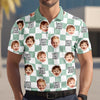 Custom Baby Face Best Dad, Mom Ever Polo Shirt HA75 921456