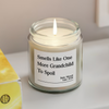 Custom Pregnancy Announcement Scented Candle – Baby Reveal Gift for Parents & Grandparents LM32 899801