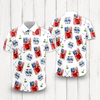 Custom Photo Best Dad Ever American Flag Polo Shirt - Father's Day Gift for Golfer HA75 921112