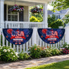 250 Anniversary USA 1776-2026 Personalized Non-Pleated Fan Flag HA75 921682