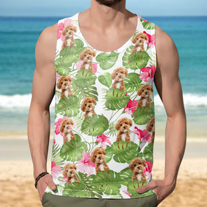 Custom Photo Hawaii Style Tanktop For Dog Lover TH10 894185