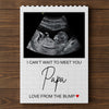 Custom Photo Baby Scan Can't Wait To Meet Daddy Building Block, New Baby Gift LM32 669069