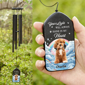 My Heart Was Not Ready Leave You - Personalized Wind Chimes LM32 893951