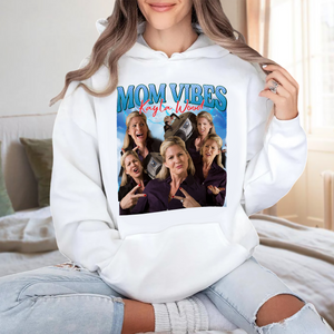 Custom Photo Mom Vibes - Personalized Cool Moms Club Retro Style Birght Shirt CH07 895346