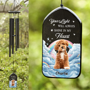 My Heart Was Not Ready Leave You - Personalized Wind Chimes LM32 893951