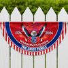 Custom Family Name Flag 250 Years America Non-Pleated Fan Flag CH07 910822