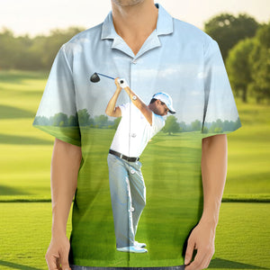 Custom Photo On Hawaii Shirt For Golfer TH10 898093