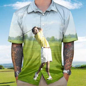 Custom Photo On Hawaii Shirt For Golfer TH10 898093