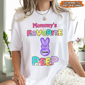 Grandma's Little Peeps Personalized Easter Shirt Gift For Grandma Mommy CH07 895300