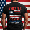 250 Years Semiquincentennial Back Shirt TH10 894667