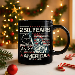 Celebrate Our America 250th Anniversary We The People Black Mug CH07 896714