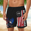 American Flag Eagle Patriotic 1776 Beach Short LM32 669227